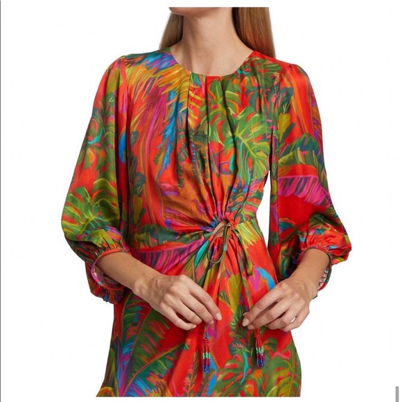 FARM Rio Jungle Cutout Midi Dress - Picture 5 of 11